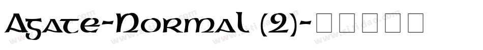 Agate-Normal (2)字体转换